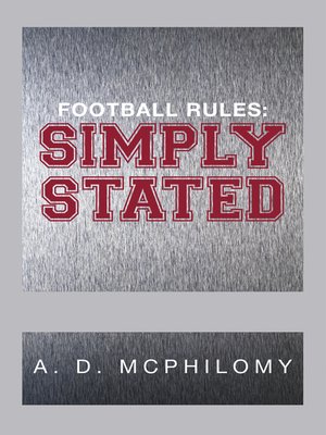 cover image of Football Rules